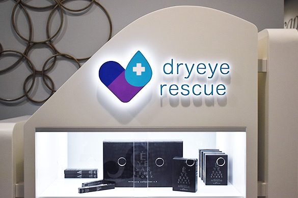 dry eye rescue display